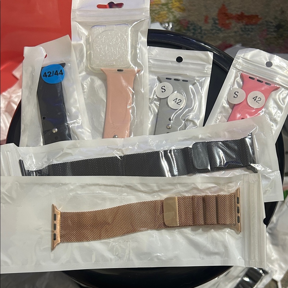 Apple Watch 42-44mm lot of 6 bands